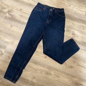 Levi’s 550 relaxed fit tapered leg dark wash